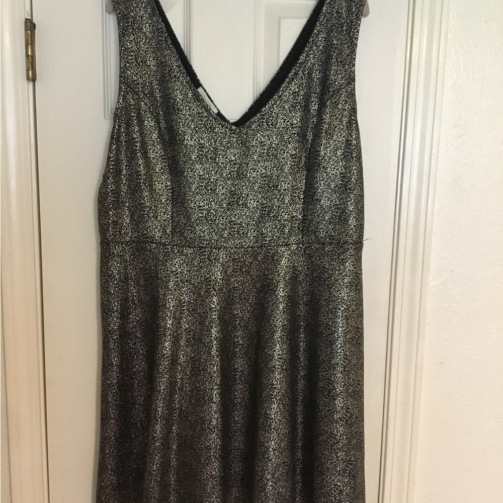 Maurice’s Black Metallic Dress Size XXL